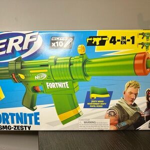 Nerf Fortnite SMG-Zesty Blaster - Green and Yellow